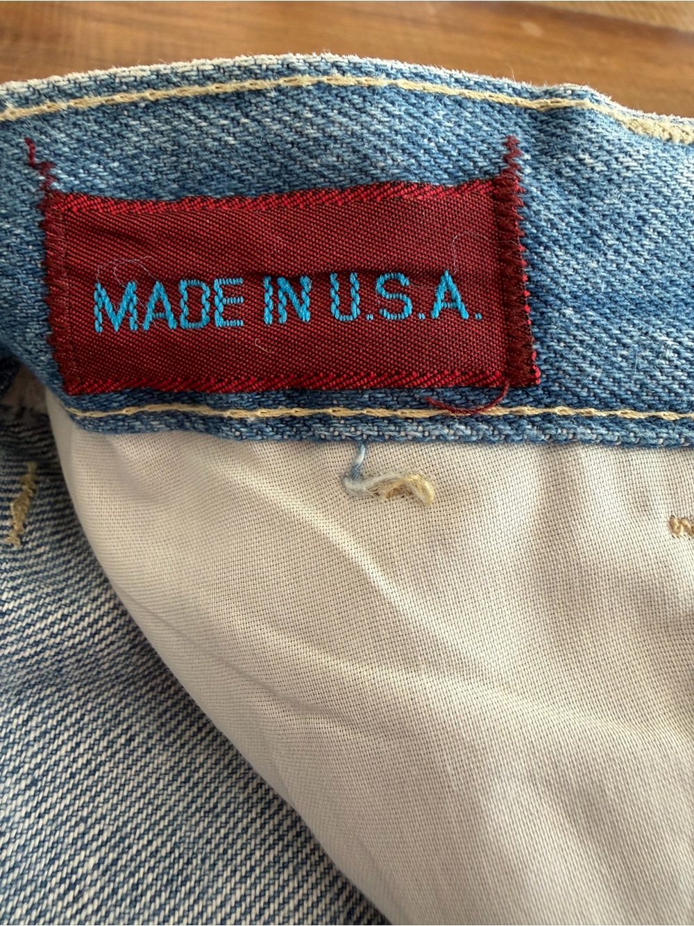 Sunset Blues Vintage 80’s Denim - Picture 10 of 14